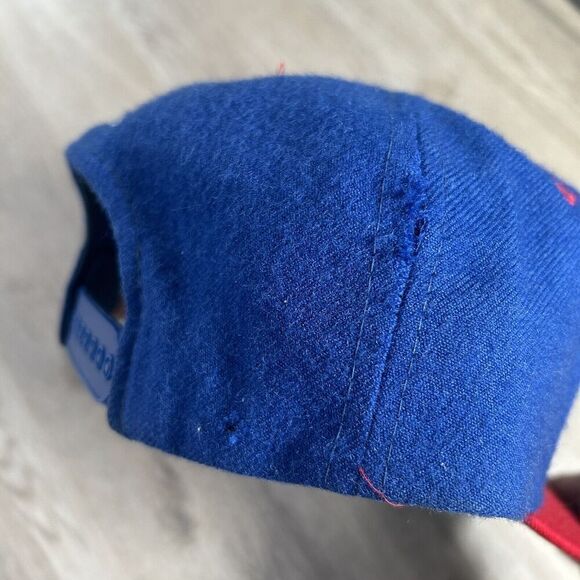 Vintage Starter New York Giants Hat Snapback NFL Football Wool Blue Red Cap‎ - Picture 7 of 8